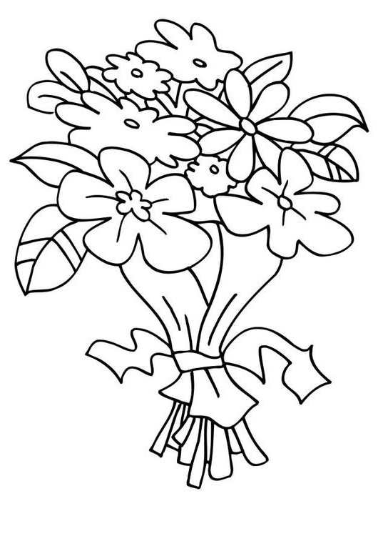 coloriage bouquet i6483