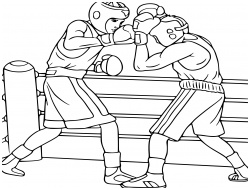 Coloriage Boxe Inspiration Coloriage De Sport à Imprimer