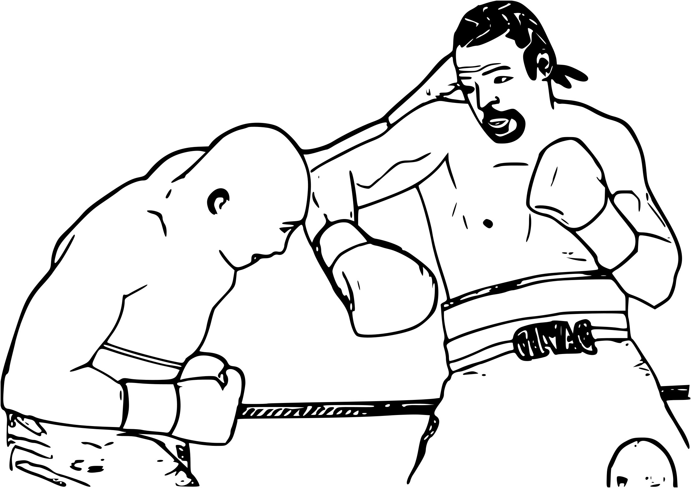 Coloriage Boxe Luxe Inspiration Coloriage De Boxe Fille