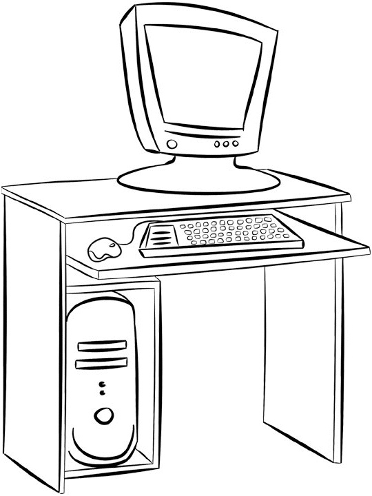 dessins ordinateur de bureau