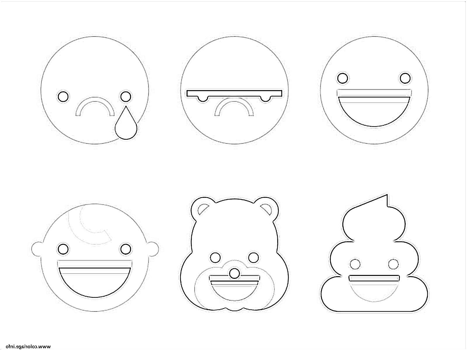 emoji caca triste sourire bear coloriage