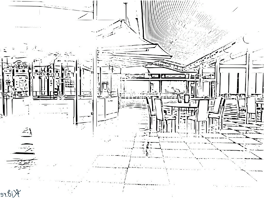 cantine coloriage