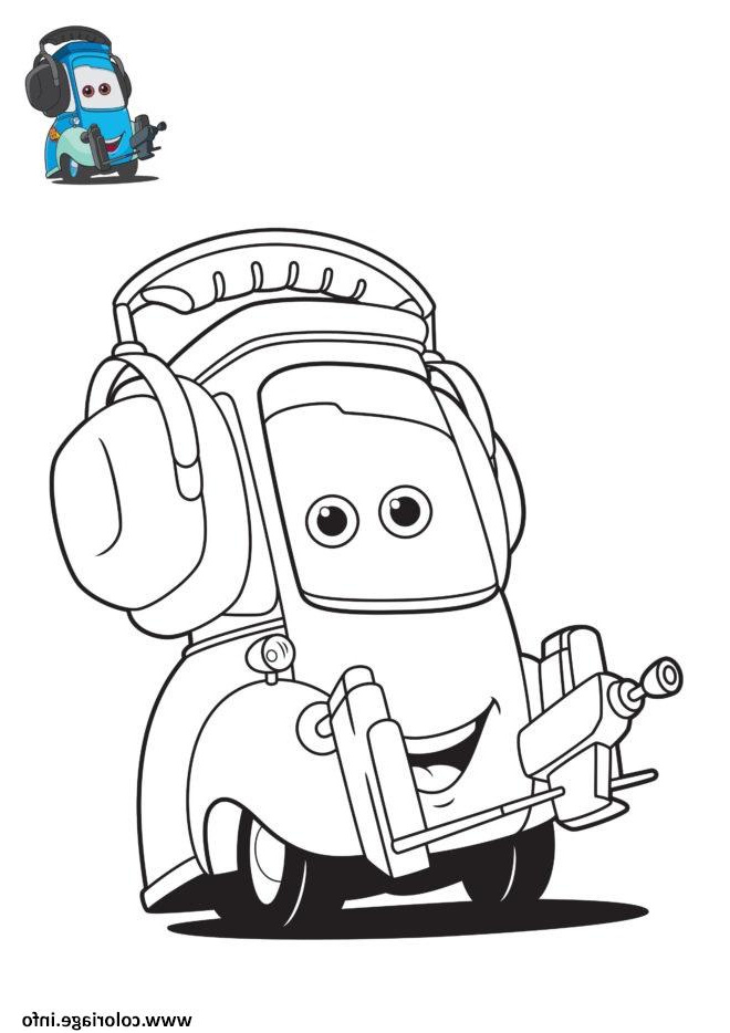 Coloriage Cars3 Frais Coloriage Cars 3 Guido Personnage Dans Le Film Cars
