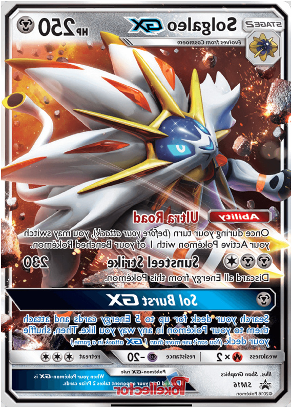 Coloriage Carte Pokemon Gx Élégant Solgaleo Gx Sun & Moon Promos 16 Pokemon Card