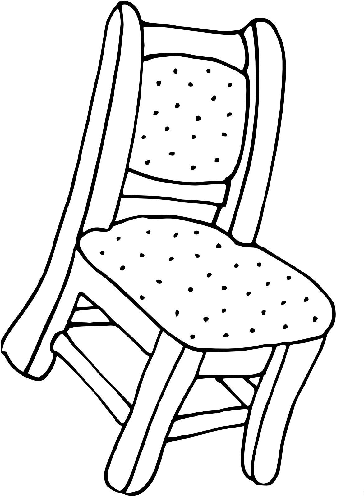 chaise coloriage