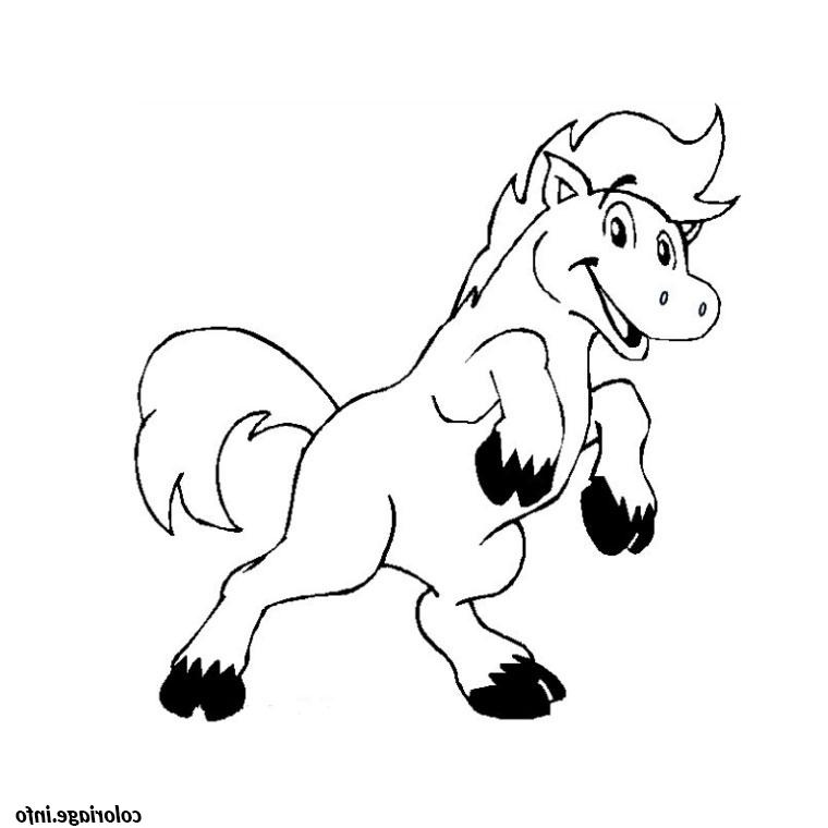 chevaux poneys coloriage 352