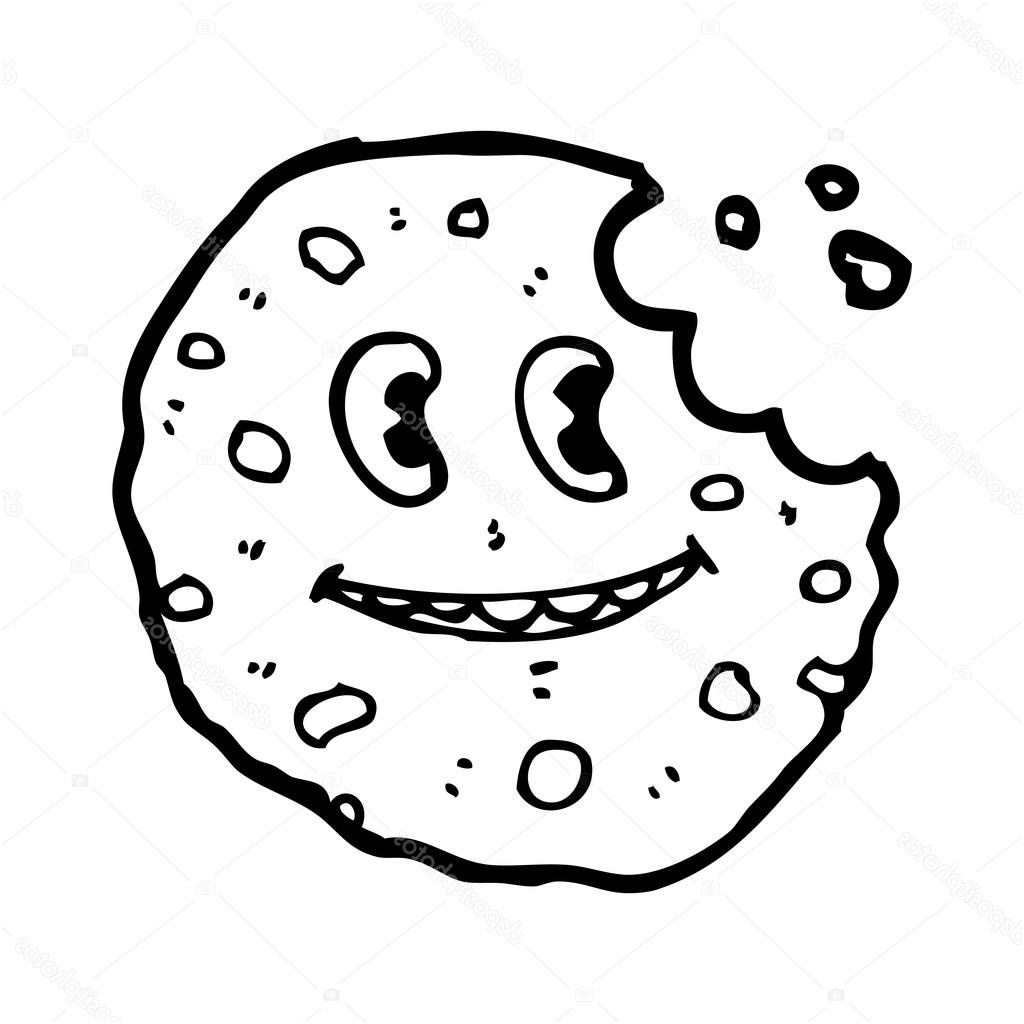 stock illustration cartoon cookie