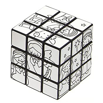 coloriage rubiks cube