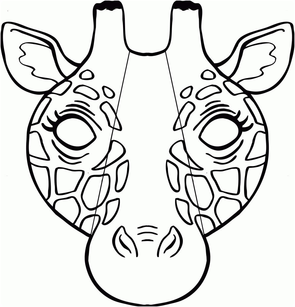 masque a imprimer animaux