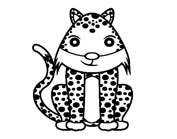 Coloriage De Guépard Génial Coloriage De Guépard Femme Pour Colorier Coloritou
