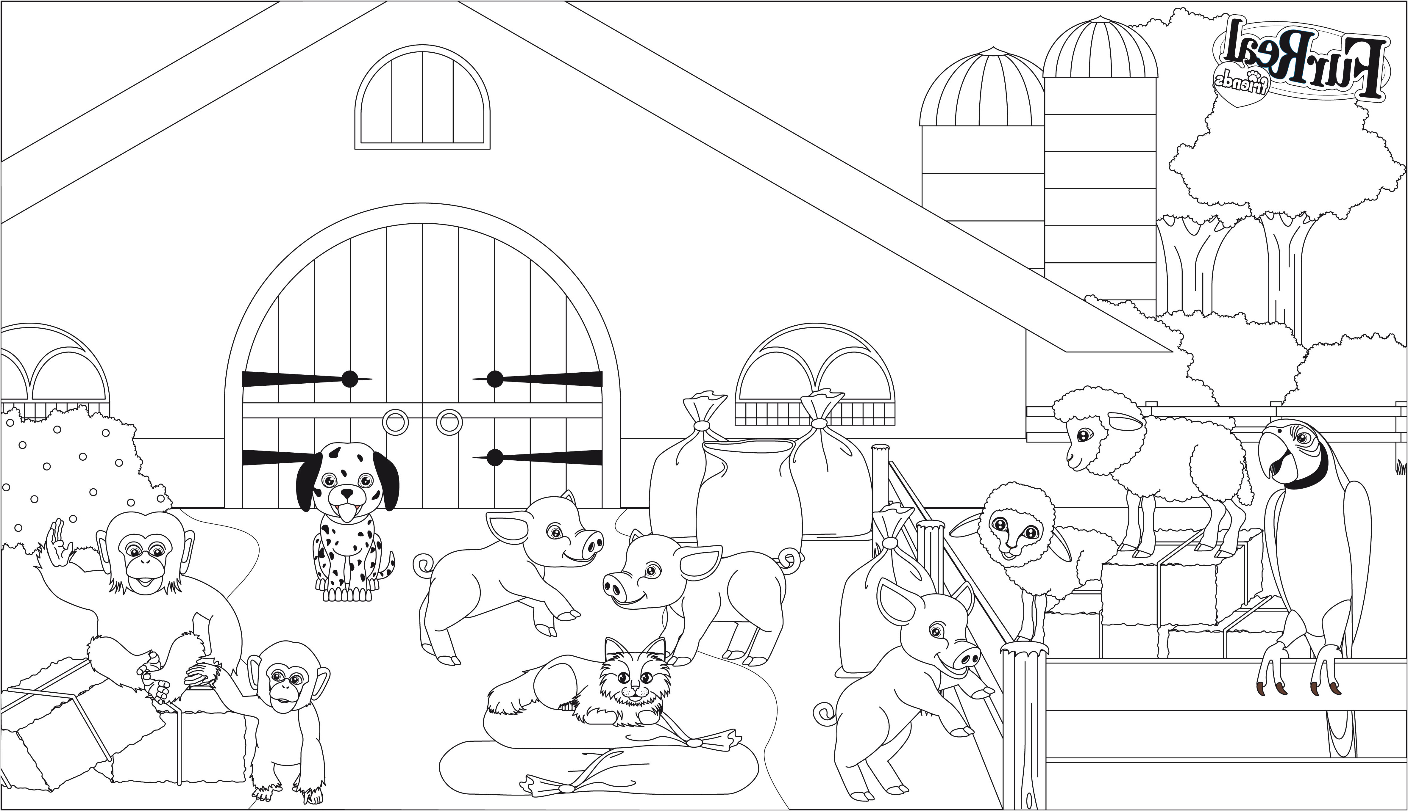 coloriage lego friends animaux