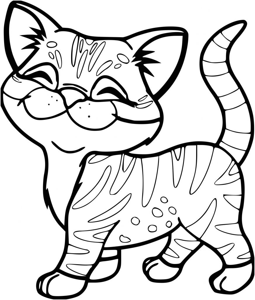 dessin bebe chat bestof photos coloriage de chaton trop mignon a imprimer gratuitement