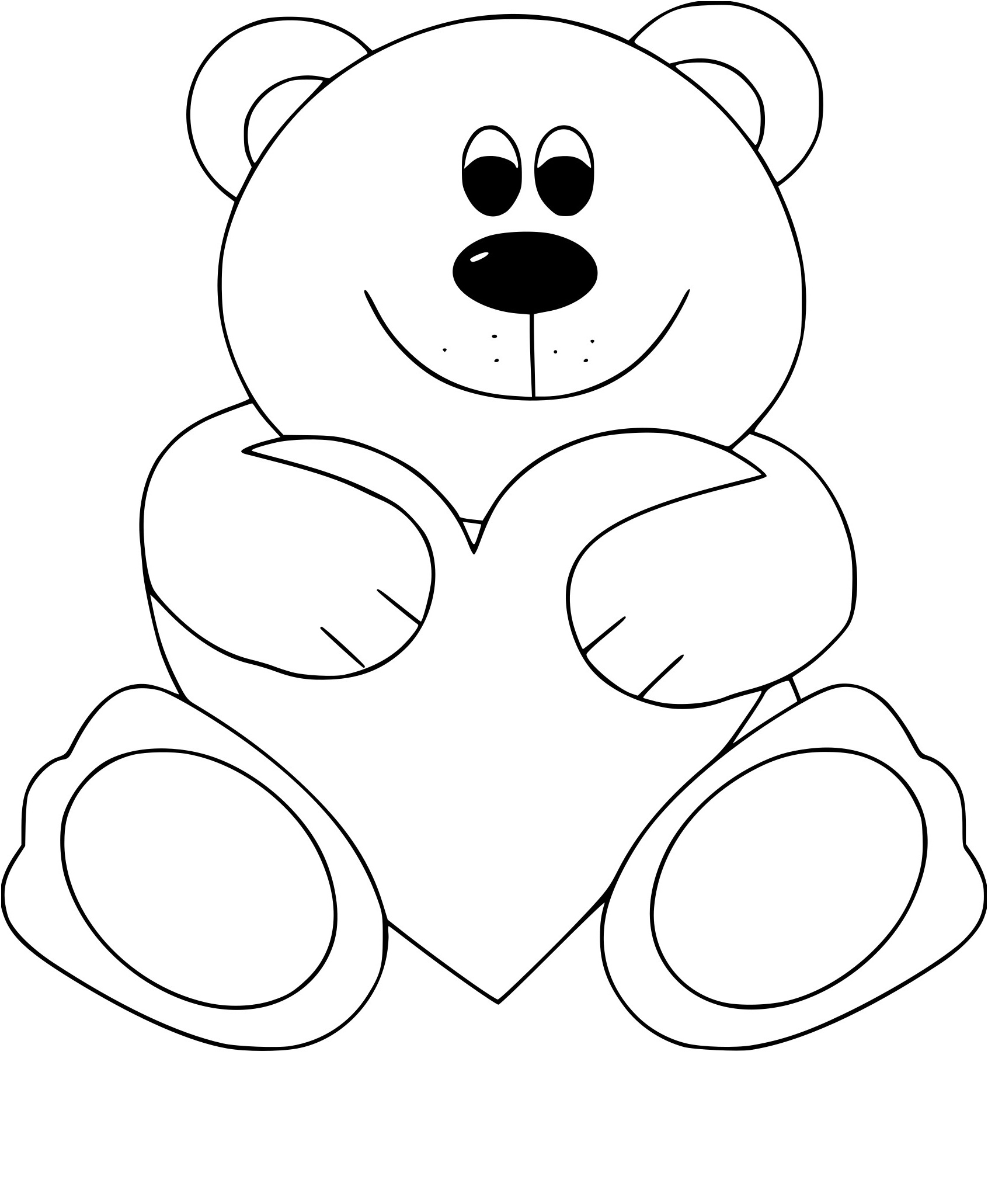 teddy bear dessin