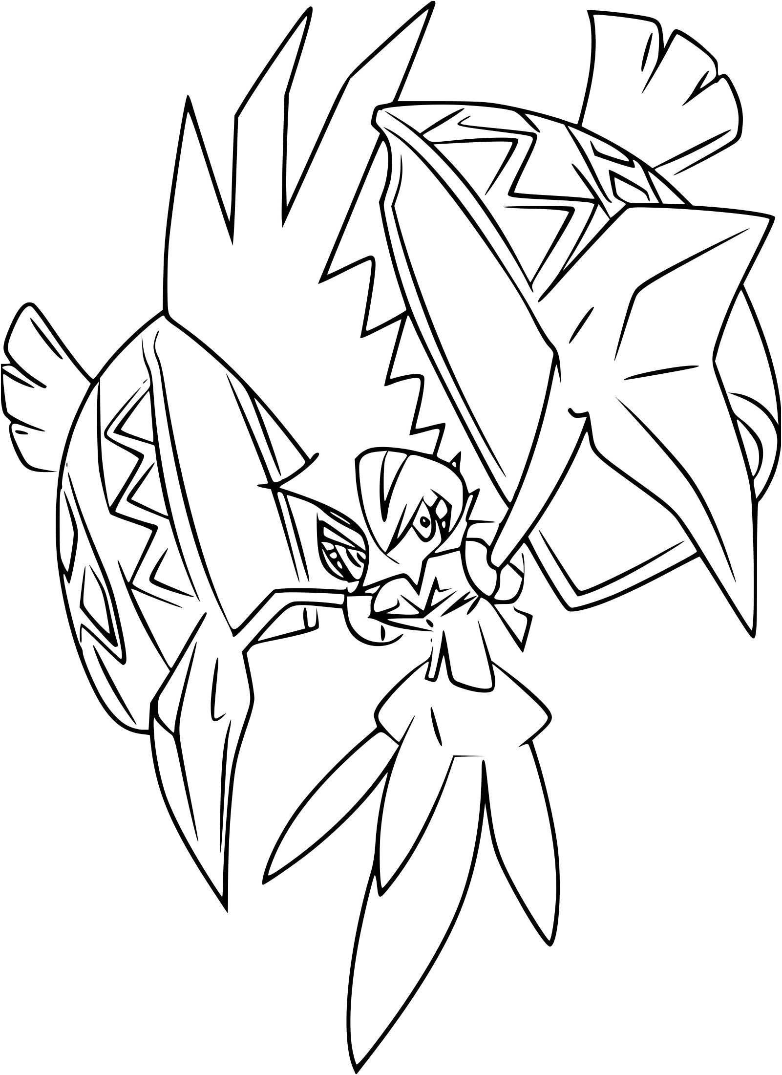 Coloriage De Pokemon Génial Coloriage Tokorico Pokemon à Imprimer