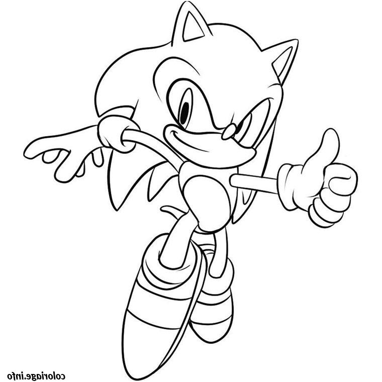 sonic the hedgehog coloriage 1607