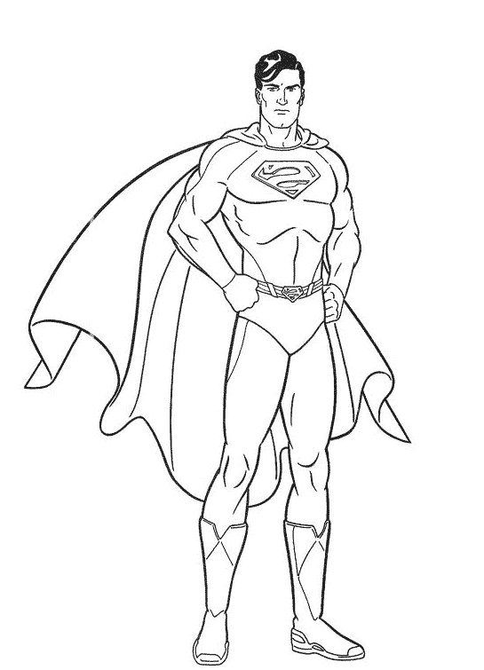 coloriage superman