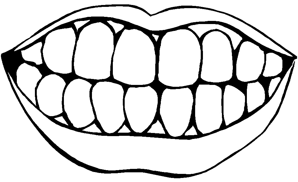 Coloriage Dent Génial Dessins De Dents à Colorier