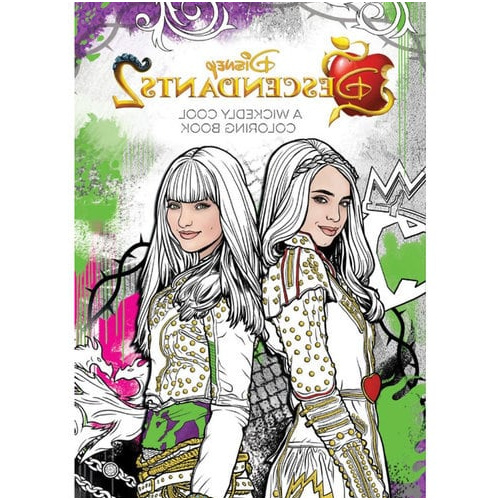 descendants 2 a wickedly cool coloring book