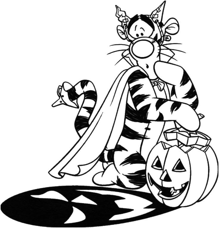 tigger coloring pages to print