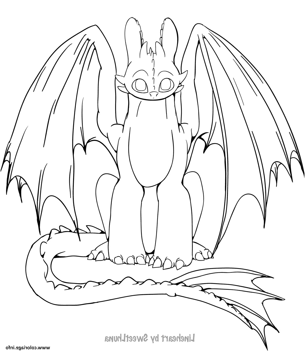 how to train your dragon 3 coloriage