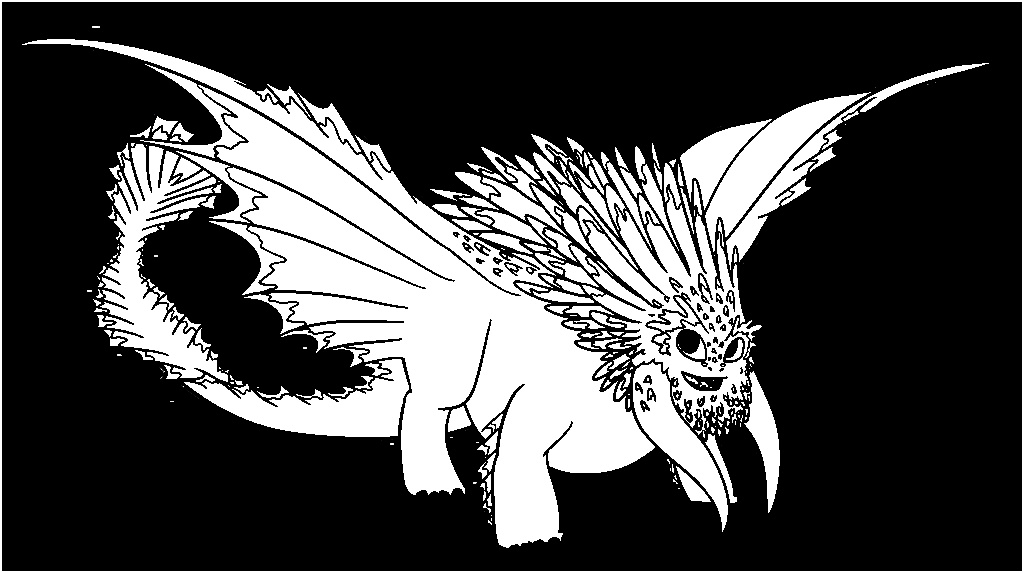 coloriage a dessiner dragon electrique