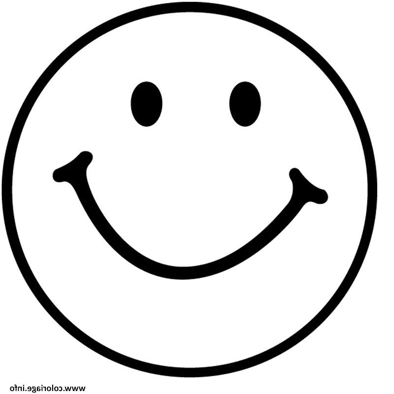 sourire emoji emoticon coloriage