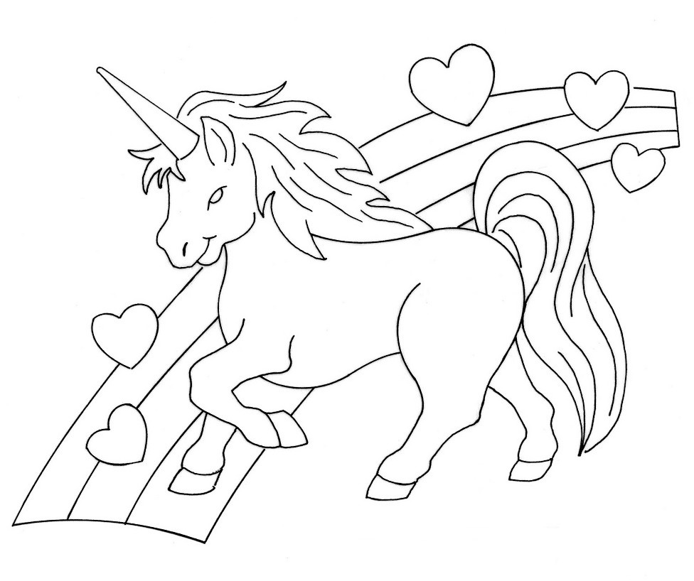 coloriage cheval licorne en ligne