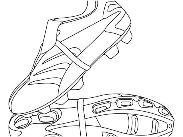 coloriage neymar jr coloriage de chaussures de foot un dessin de crampon pour les