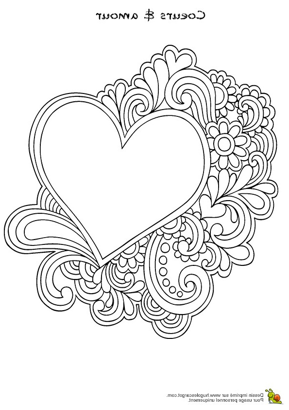 coloriage en forme de coeur a imprimer wunderbar mandala de coeur galerie druckbare malvorlagen amaichi