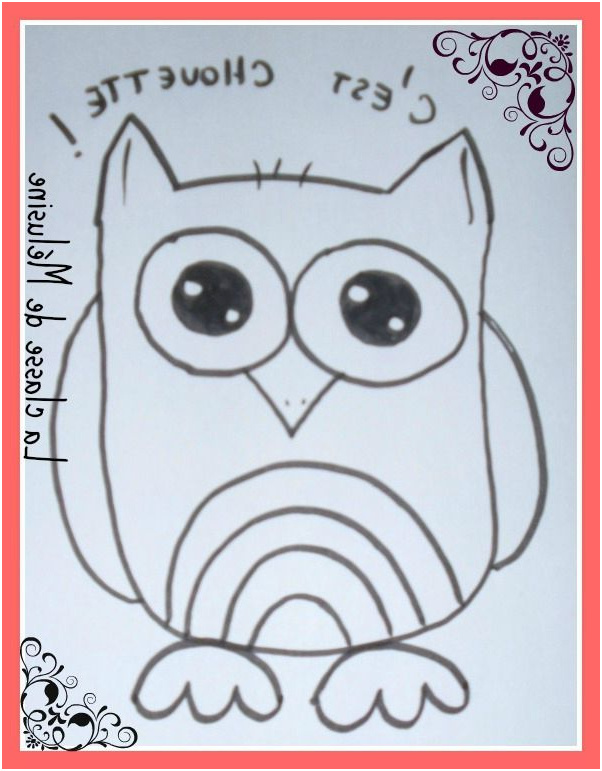 Coloriage Gloups Nice Tuto De La Chouette En Dessin Dirigé La Classe De