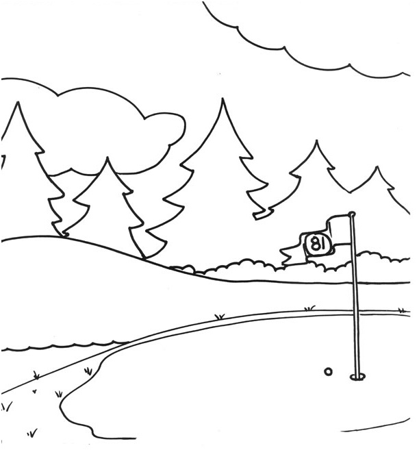 Coloriage Golf Meilleur De Coloriage Golf Les Beaux Dessins De Sport à Imprimer Et