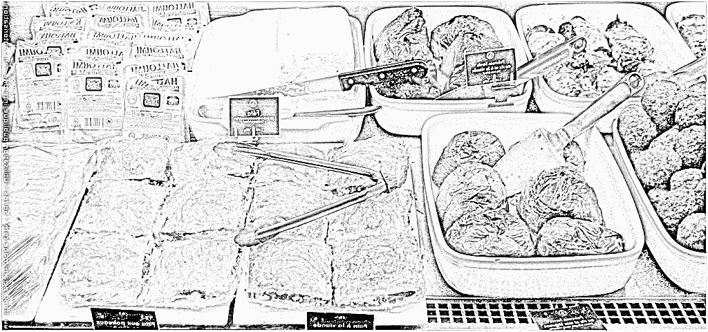 Coloriage Gourmandise Nouveau Coloriage Gourmandise Plats Grecs à Imprimer Pour Les