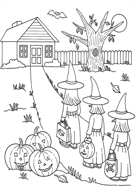 desenhos de halloween para colorir