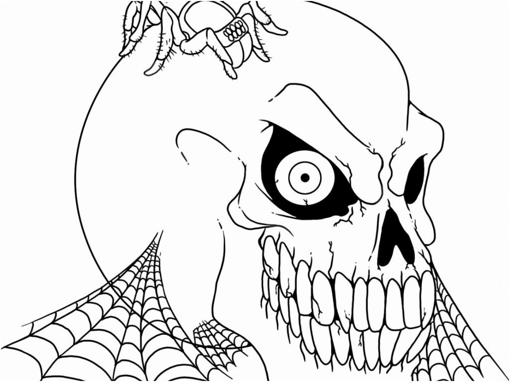 coloring pages skeleton 11