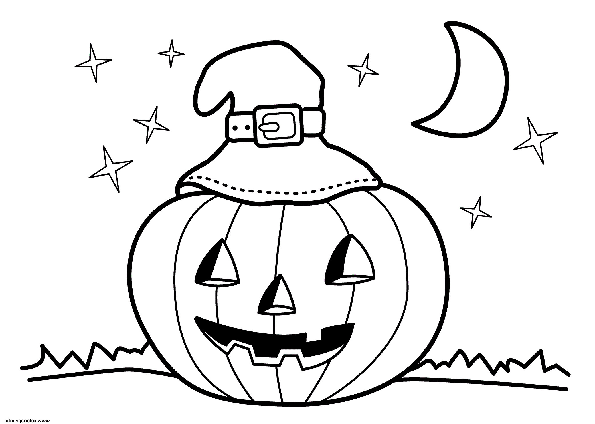 coloriage halloween maternelle