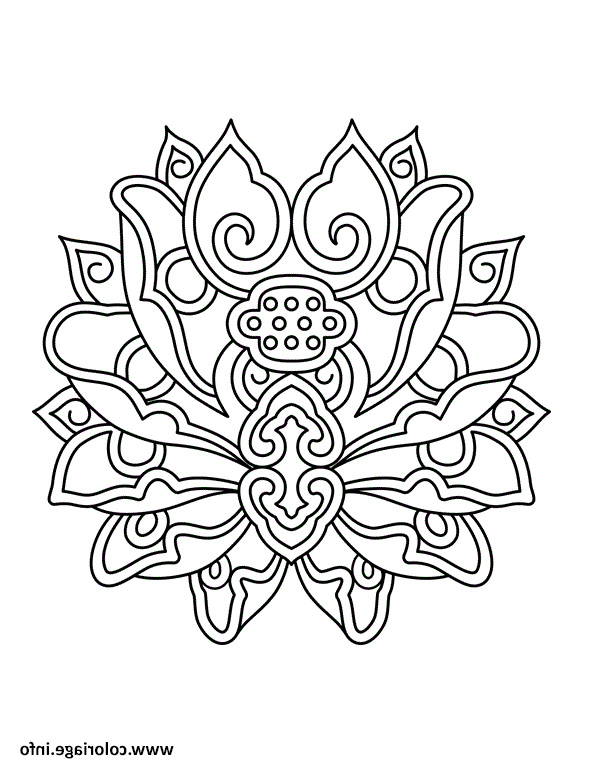 hugo lescargot mandala fleur de lotus coloriage