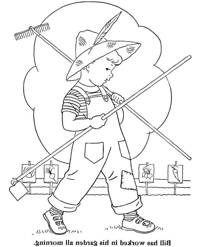 Coloriage Jardinier Inspiration Jardinier 3 Métiers Et Professions – Coloriages à Imprimer