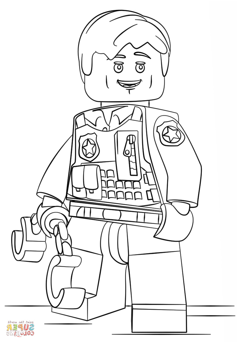 policier lego