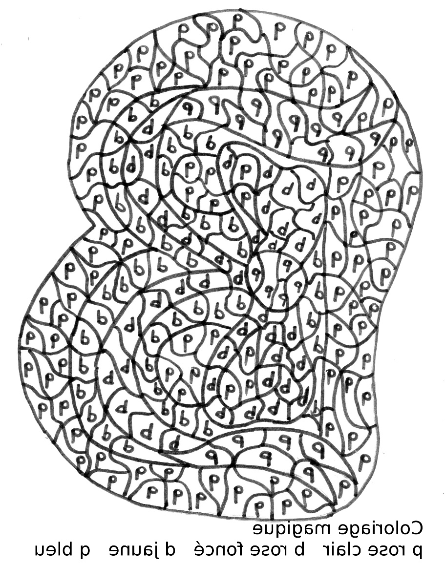 coloriage magique alphabet