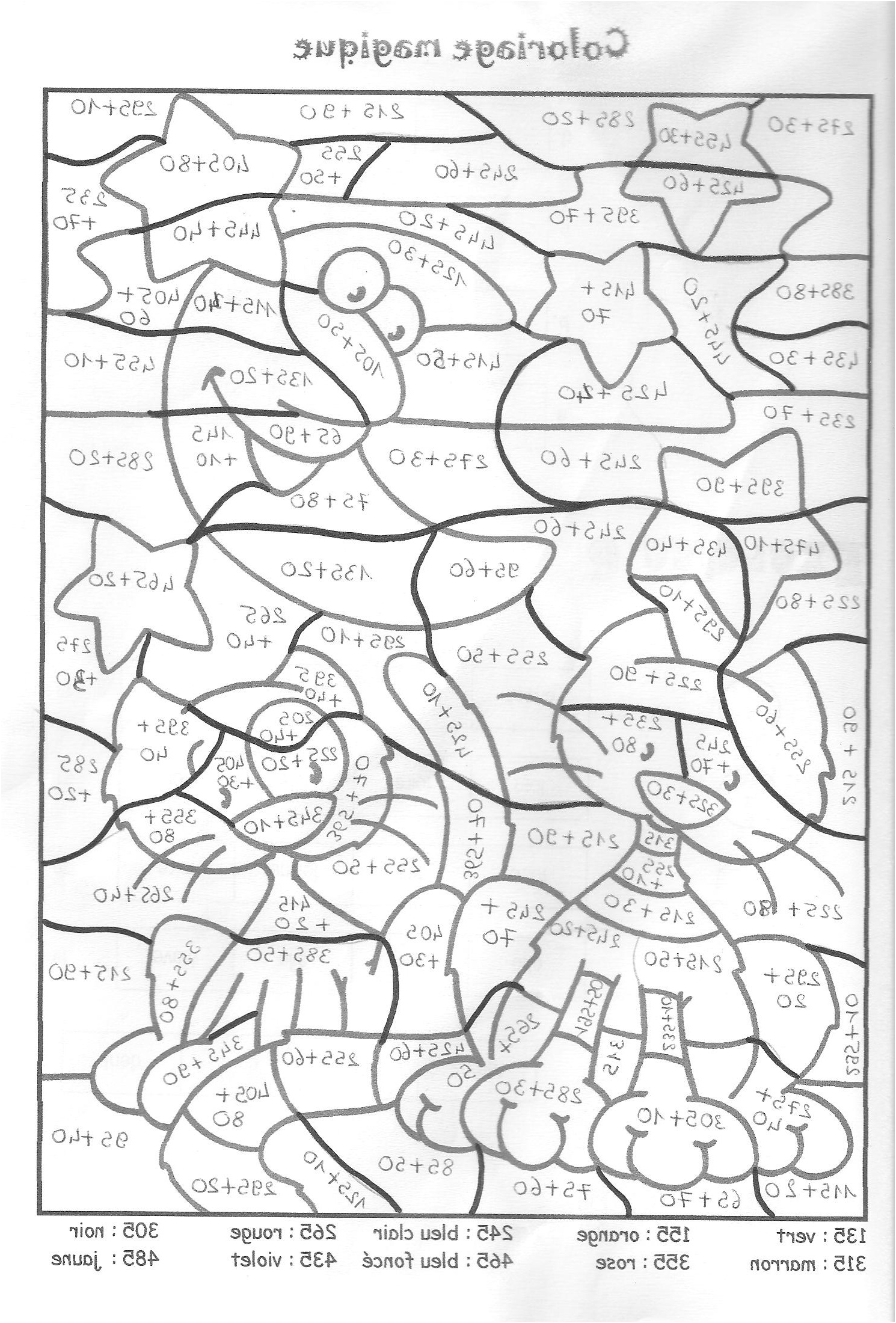 Coloriage Magique Cm1 Multiplication Nice Coloriages Magiques