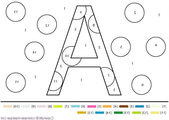 coloriage a dessiner magique lettres de l alphabet gs