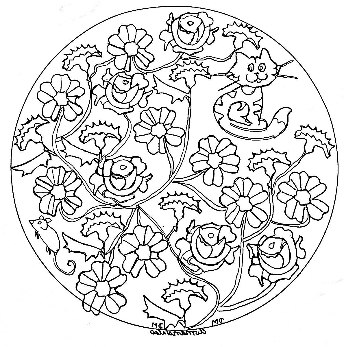 image=mandalas coloring mandala domandalas roses and cat 1