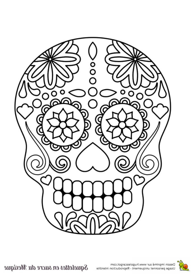 coloriage mandala tete de mort avec et dessin a imprimer tete de mort mexicaine 28 750x1061px dessin a imprimer tete de mort mexicaine