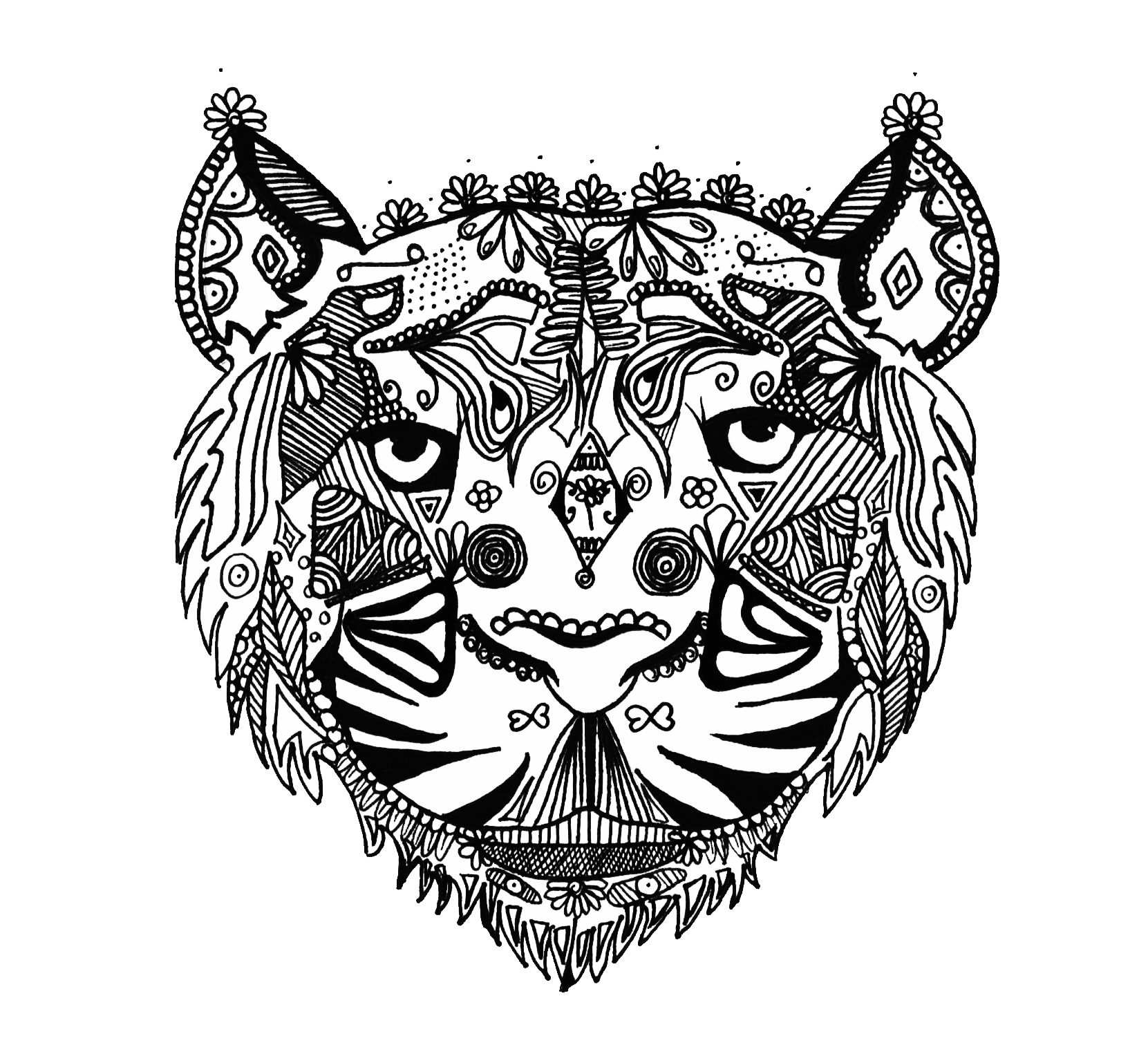 image=zentangle Tigre Zentangle Alice 1 1