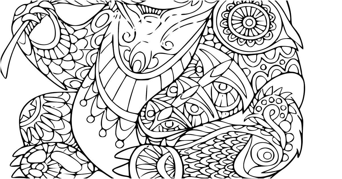 coloriage mandala animaux dessin
