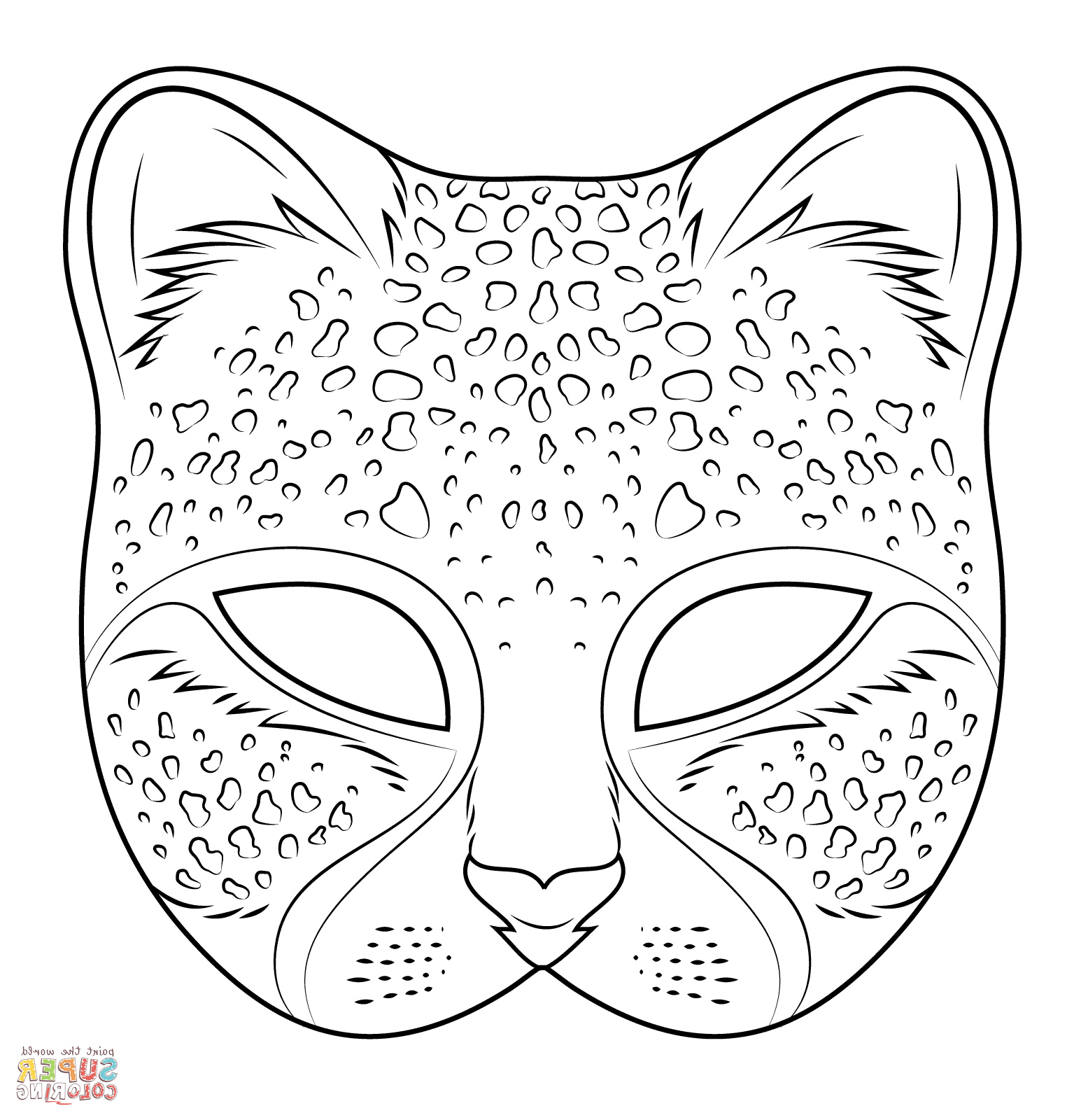 masque de guepard