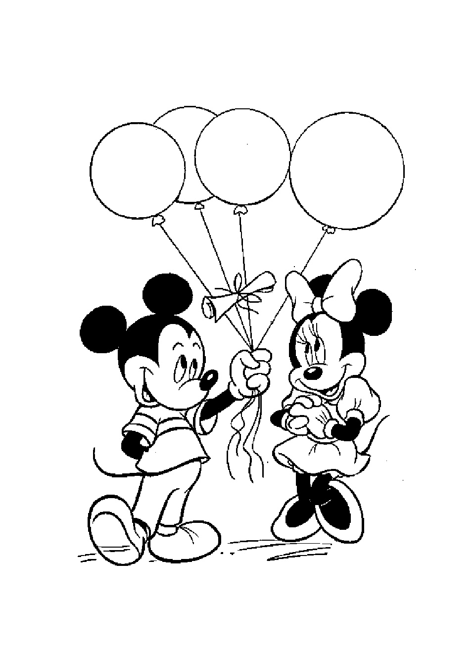 image=mickey et ses amis coloriage mickey minnie ballons 2