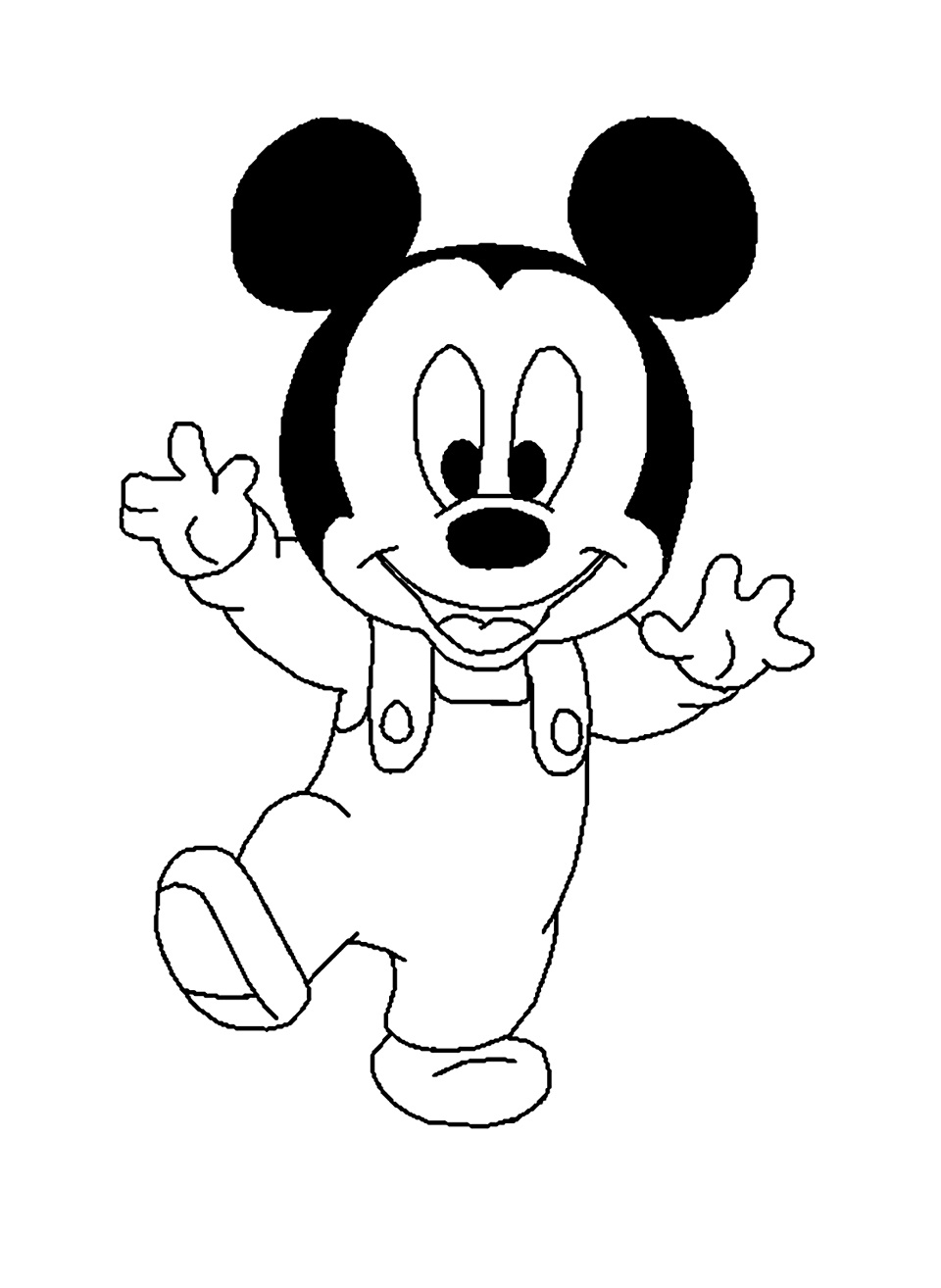 image=mickey Coloring for kids mickey 1