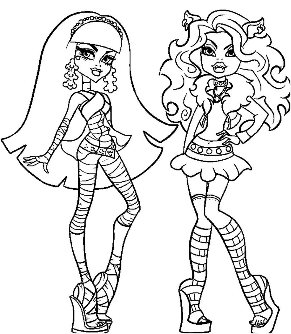 coloriage monster high jan 06 2013
