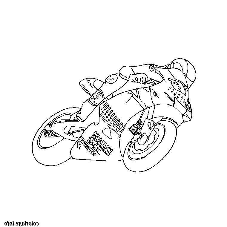 moto course coloriage 2023